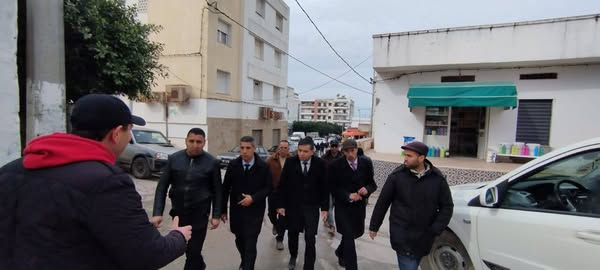 *#والي #بنزرت يتفقد سير إنجاز عدد من المشاريع والبرامج العمومية بمعتمديات تينجة ومنزل بورقيبة وماطر .