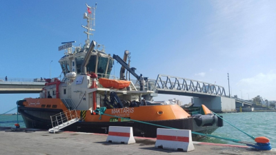 ميناء بنزرت: الجرار البحري الجديد يدخل حيز الاستغلال