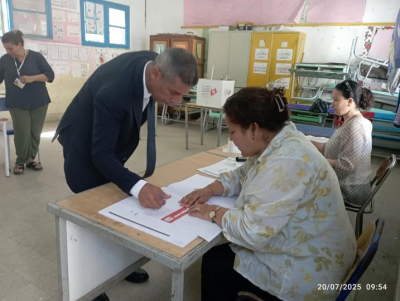**الدور الثاني من الانتخابات التشريعية الجزئية بدائرة بنزرت الشمالية: