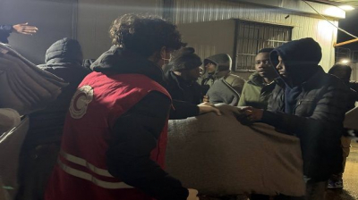 ليبيا: إنقاذ 32 مهاجرًا غير نظامي