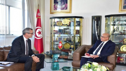 وزير الدفاع يعرب عن ارتياحه للتعاون مع إيطاليا في مراقبة الحدود البحرية