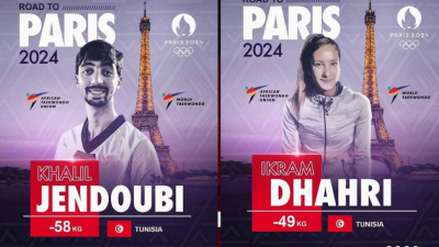 أولمبياد 2024: الجندوبي في نصف النهائي والظاهري تنتظر مباريات التدارك
