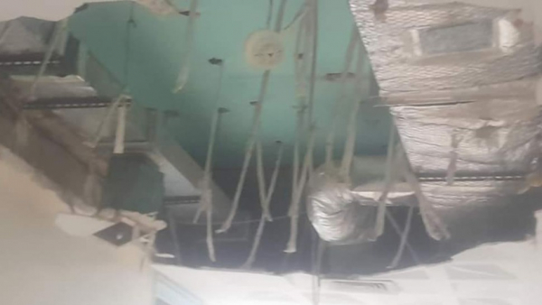 قفصة.. انهيار جزء من سقف قسم داخلي بالمستشفى الجهوي