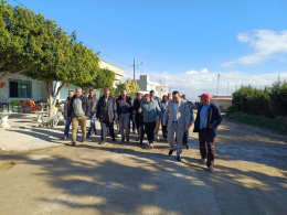 ** بكلفة مالية تعادل نصف مليار :   * #والي #بنزرت يؤكد على الاسراع في تركيز حضيرة اشغال مشروع تهيئة الطرقات بمنطقة بومخيلة بمعتمدية ماطر .