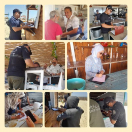 *تحرير 33 مخالفة وتوجيه 10 تنابيه إثر حملة مقاربة مشتركة  بشاطئ كوكو بمعتمدية اوتيك .