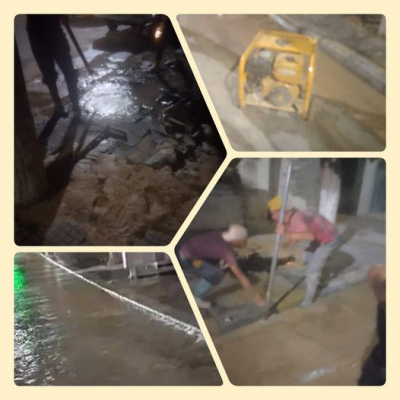 * إصلاح عطب مفاجئ بقناة توزيع الماء الصالح للشرب بمنطقة باب ماطر ببنزرت  الشمالية.