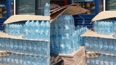 منوبة: حجز أكثر من 50 ألف لتر من المياه المعدنية داخل مخزن عشوائي