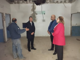 **خلال زيارة عمل غير معلنة :