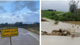 جندوبة : انقطاع الطريق الرابطة بين وادي مليز و الدخايلية