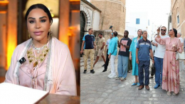 من المدينة العتيقة إلى قصر النجمة الزهراء.. جولة سياحيّة للفنانة أحلام في تونس